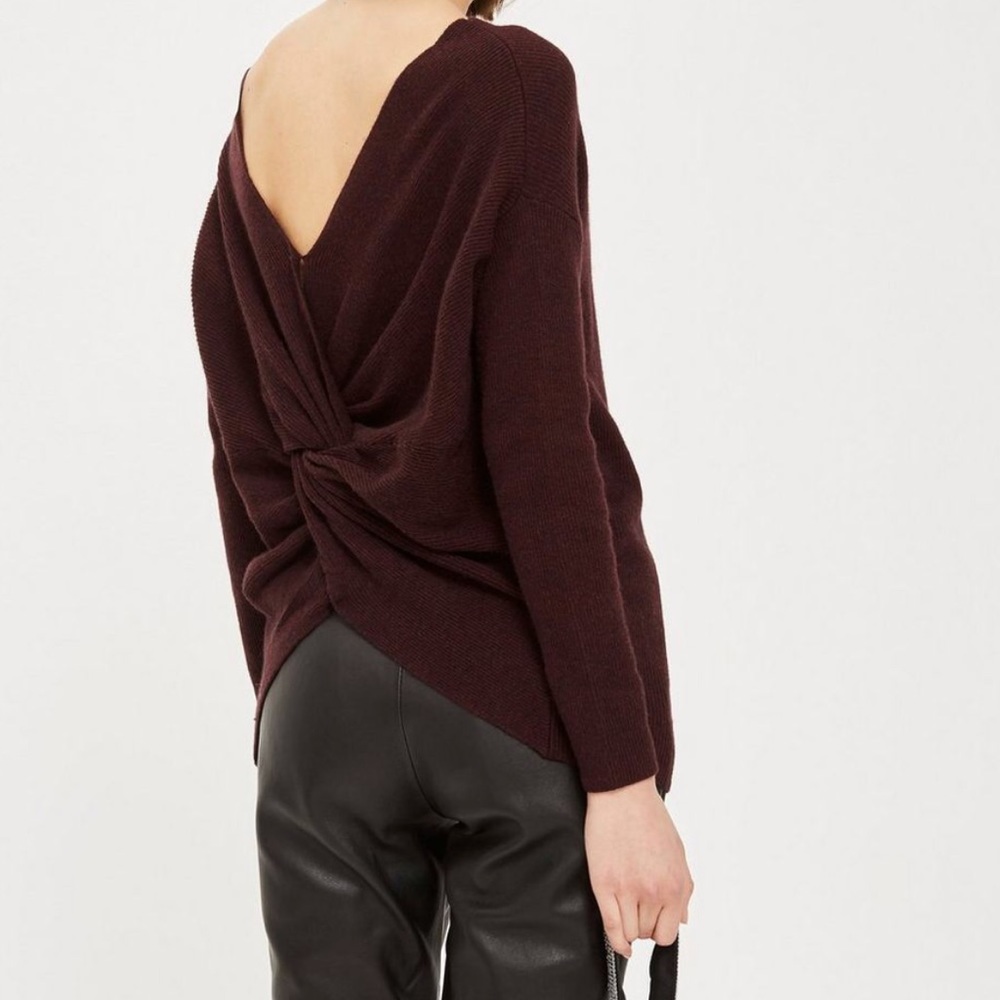 TopShop Twist-Back Sweater
